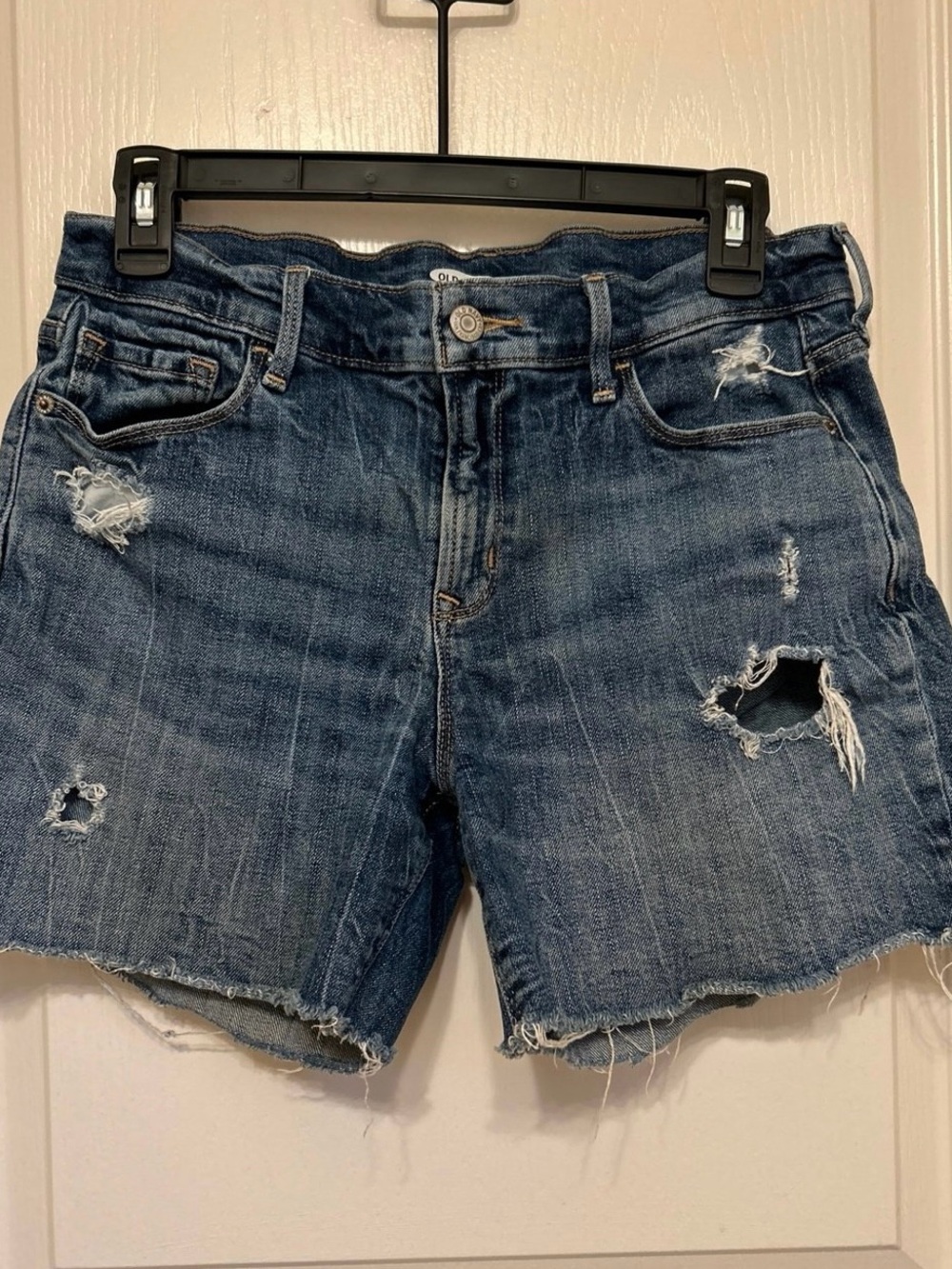 Old Navy Distressed Denim Jean Shorts - Blue